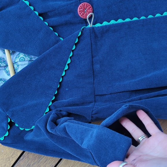 Funky unique blue corduroy jacket - Picture 3 of 5